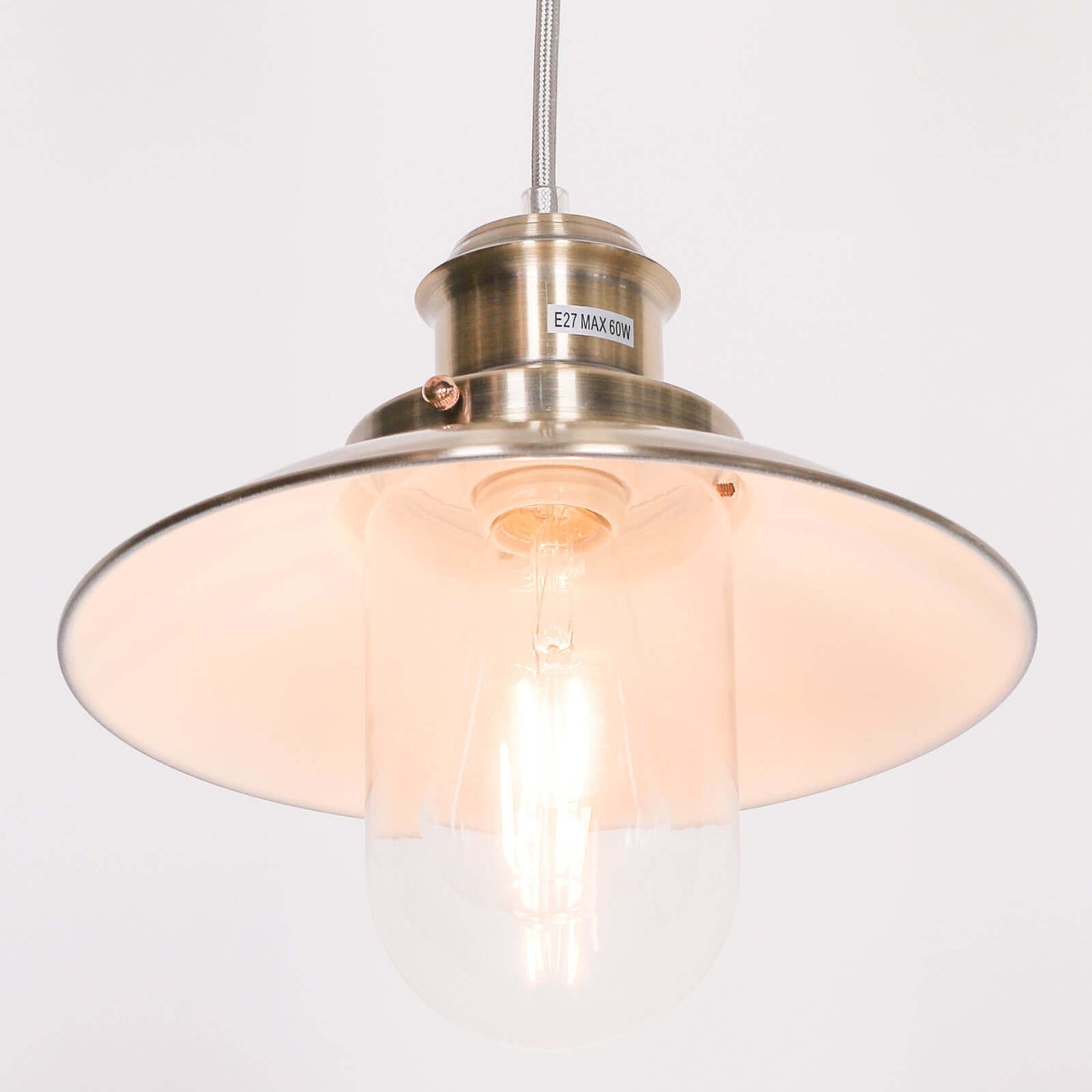 Brushed Brass Style Fishermans Light