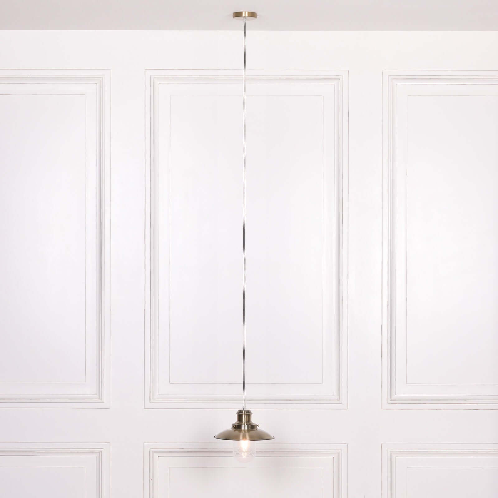 Brushed Brass Style Fishermans Light