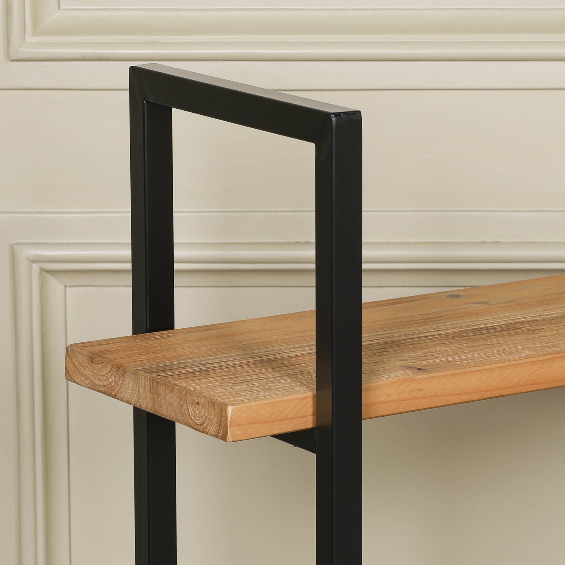 Rustic Wooden Industrial 3 Tier Bookcase Shelving