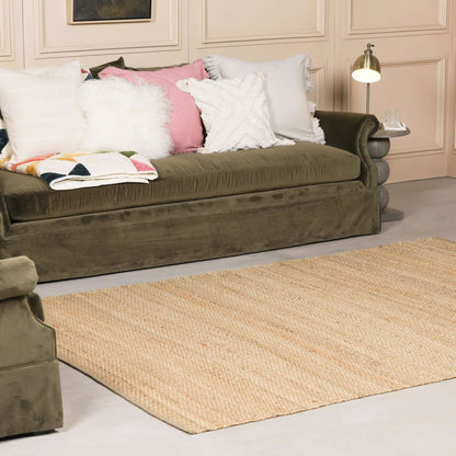 Chunky Woven Jute Rug 230x160cm