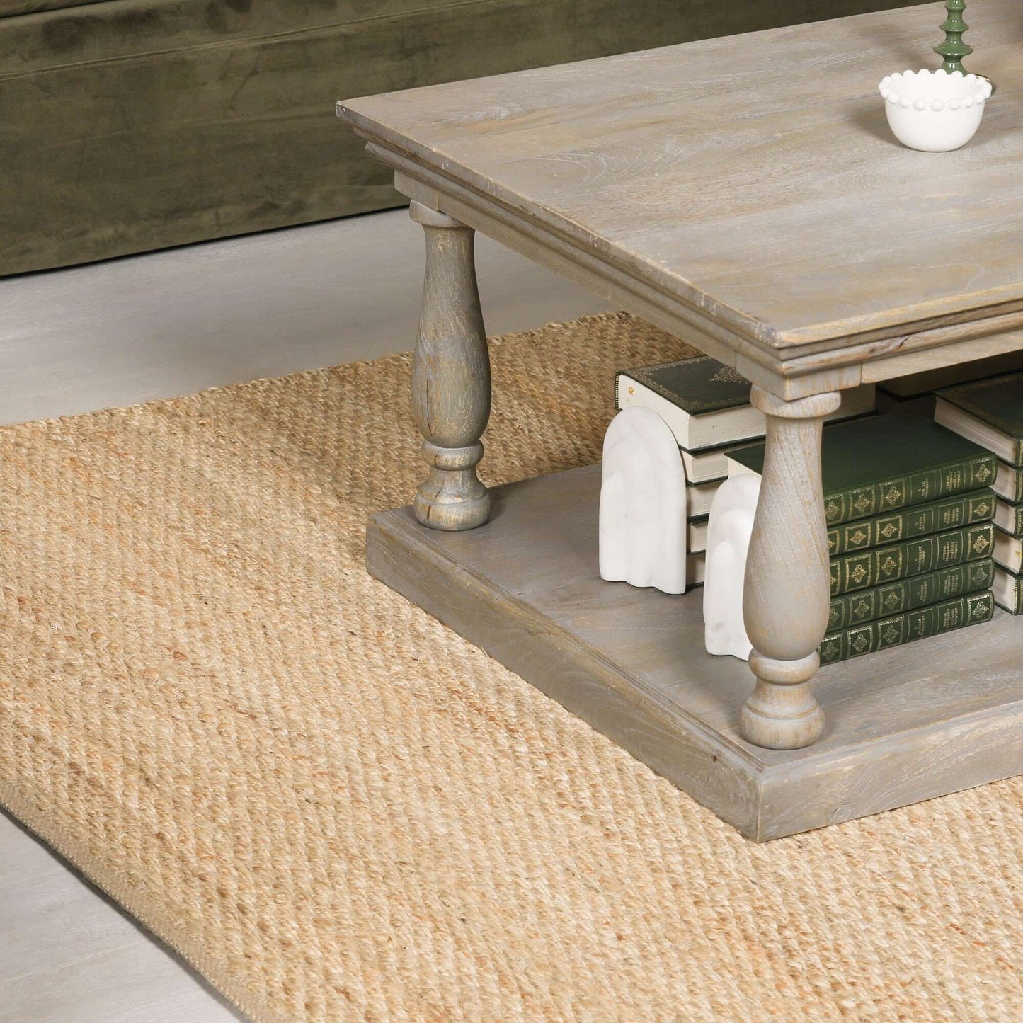 Chunky Woven Jute Rug 260x180cm