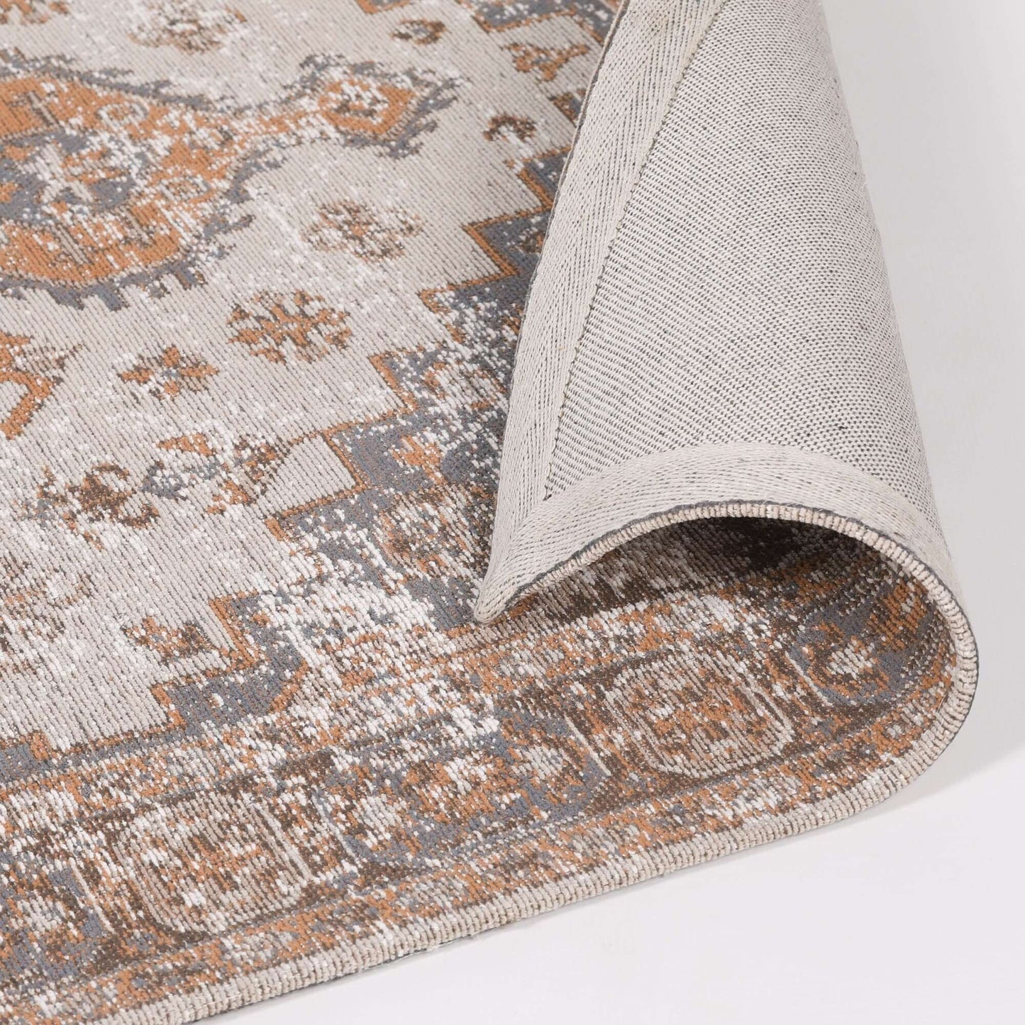 Brown Chenille Rug 170x120cm