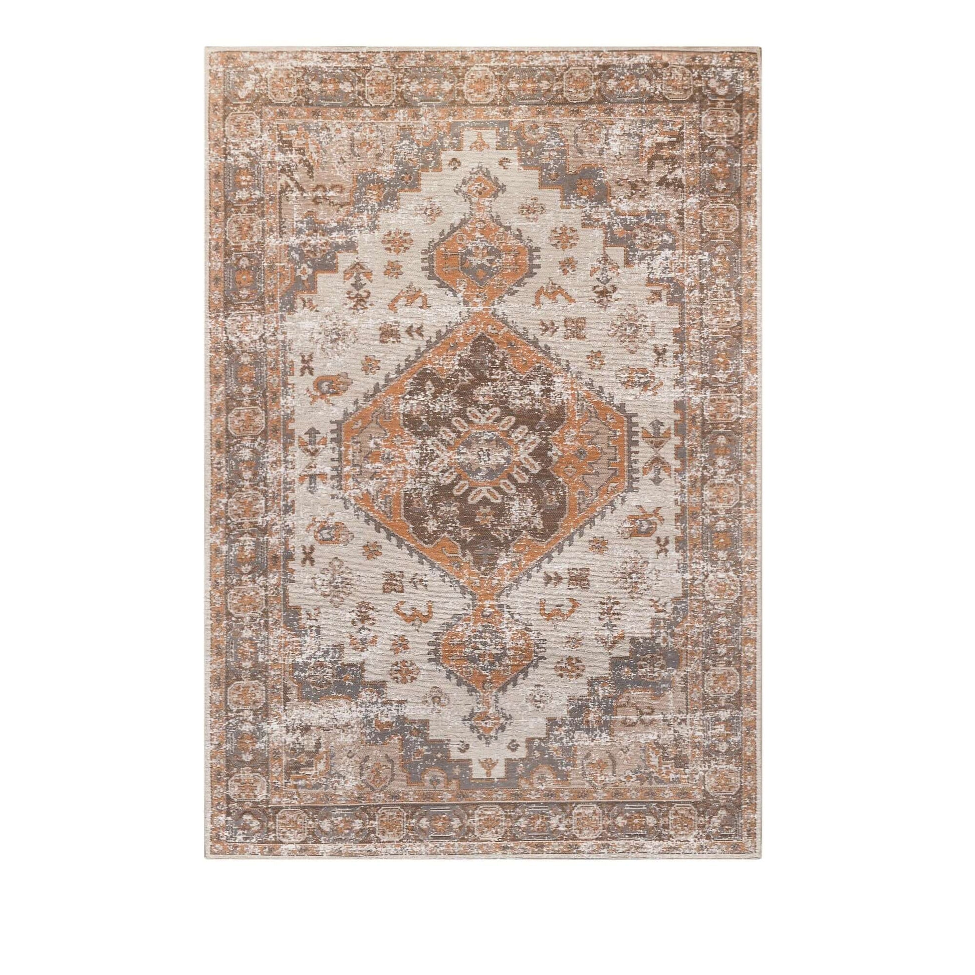 Brown Chenille Rug 170x120cm