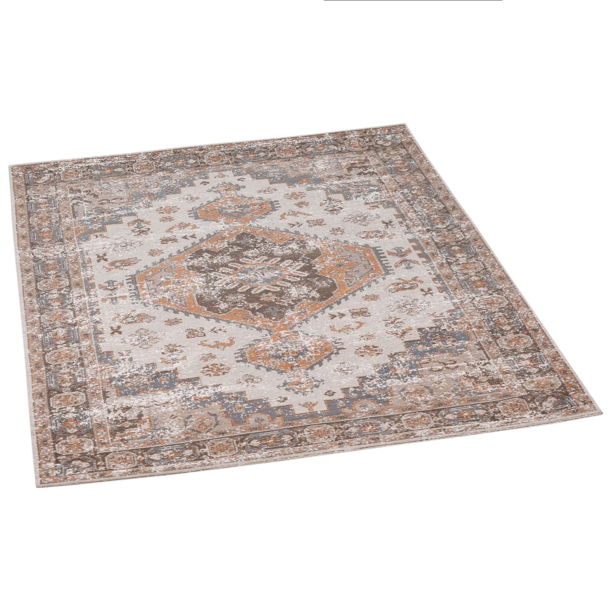 Brown Chenille Rug 230x160cm