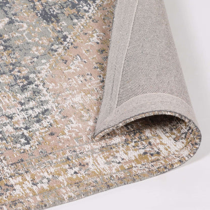 Marine Pink Chenille Washed Rug 260x180cm