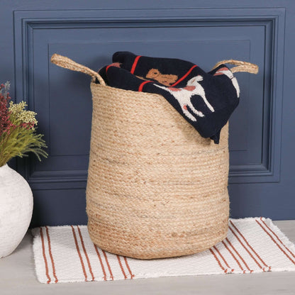 Large 50cm Jute Storage / Laundry Basket