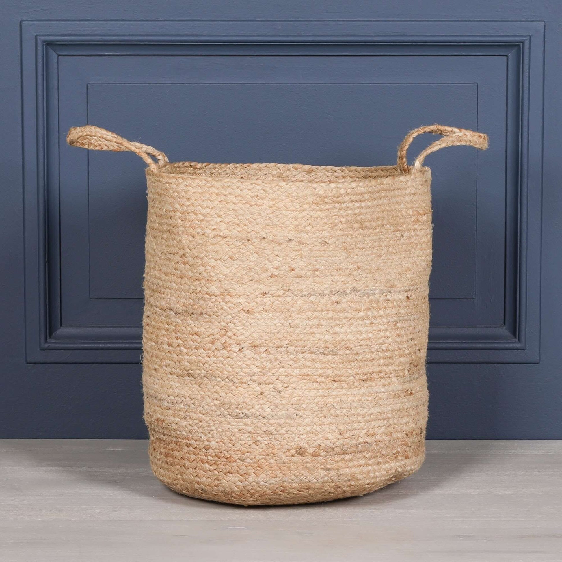 Large 50cm Jute Storage / Laundry Basket