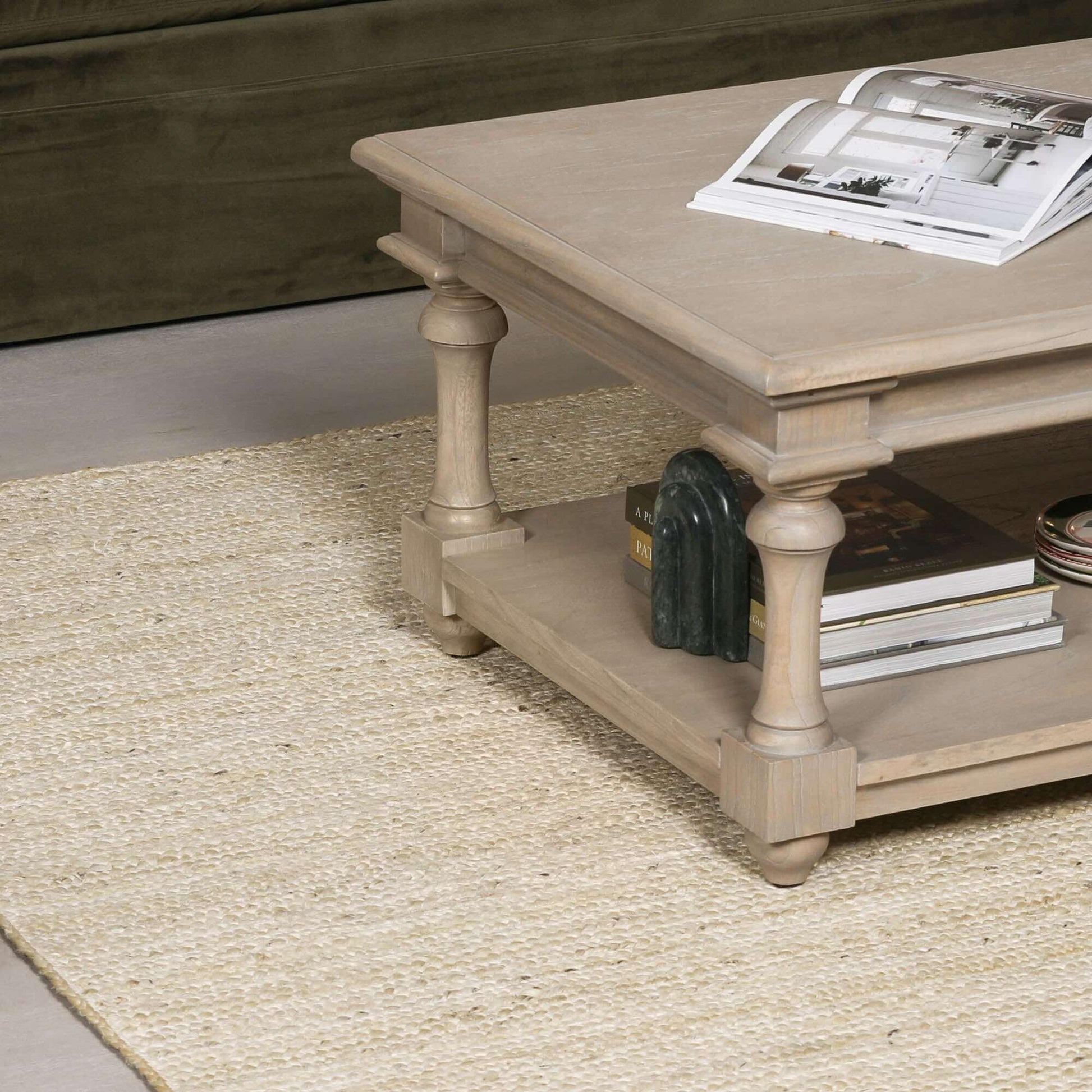 Blanche Jute Weaved Rug 170x120cm