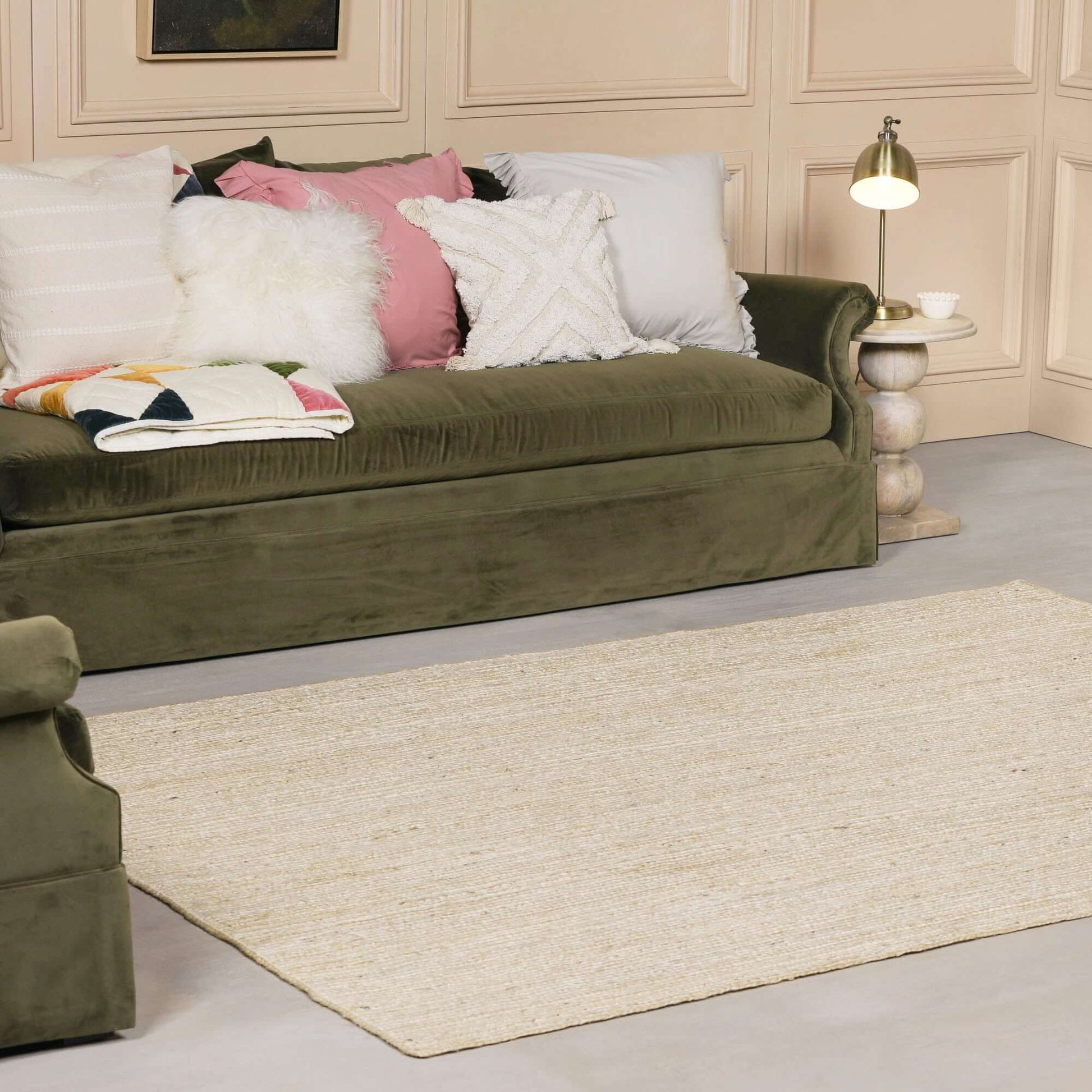 Blanche Jute Weaved Rug 170x120cm