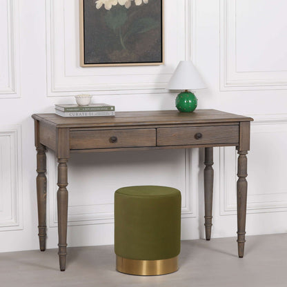 Rustic Pine Writing Desk Console