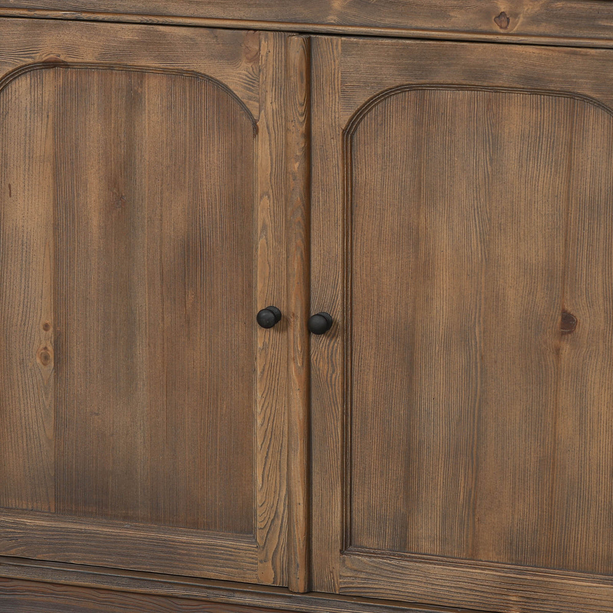 Rustic Pine Breakfront Sideboard