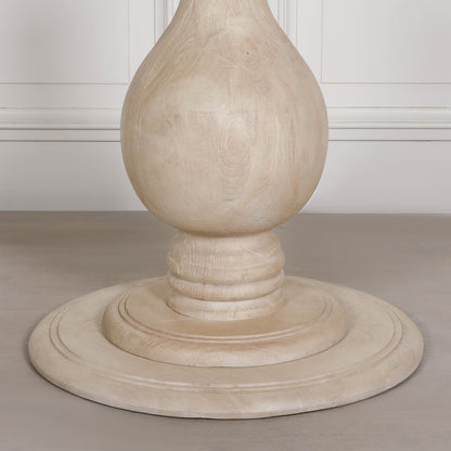 Blanche Wooden Round Dining Table 152cm