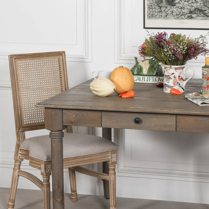 Rustic Pine Square Dining Table