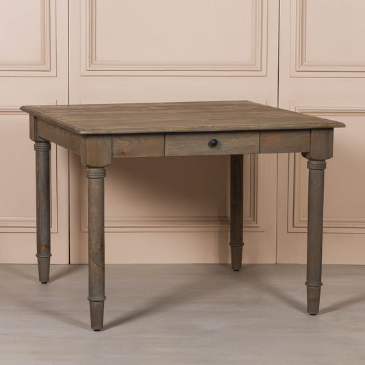 Rustic Pine Square Dining Table