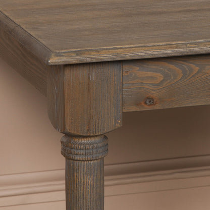 Rustic Pine Square Dining Table