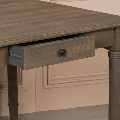 Rustic Pine Square Dining Table