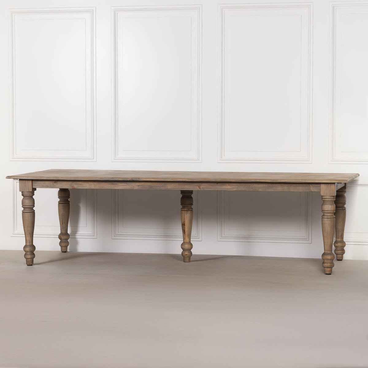 Rustic Pine Extra Large Farmhouse Dining Table 300cm