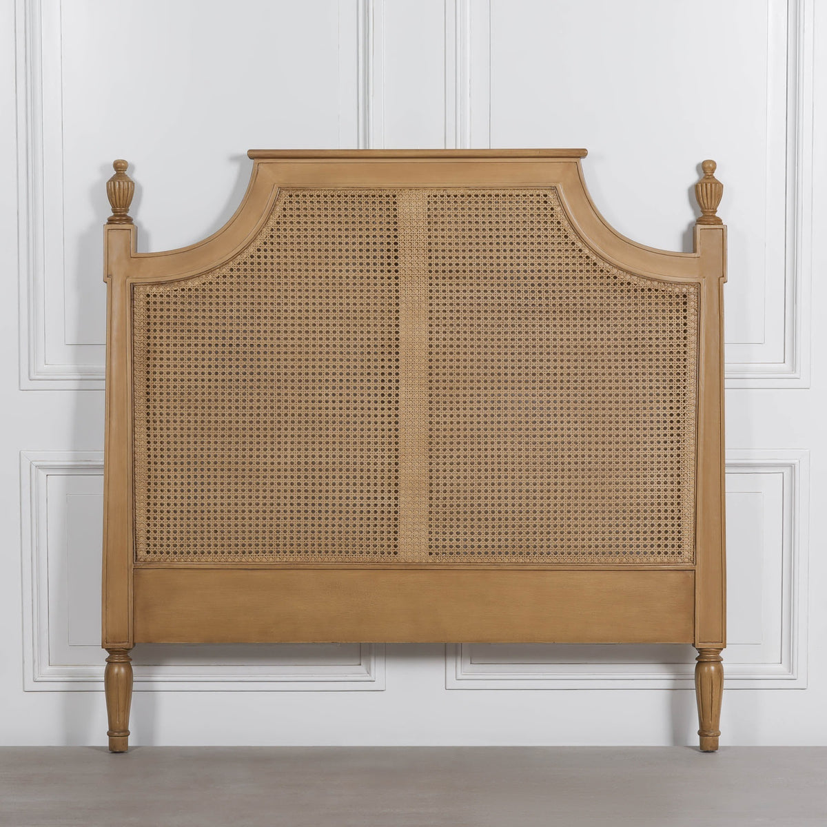 French Rattan Headboard 5ft King Size