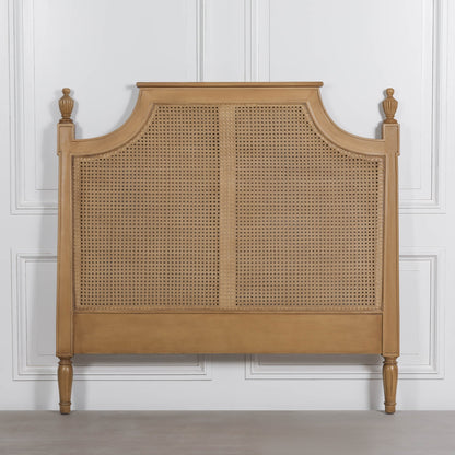 French Rattan Headboard 5ft King Size