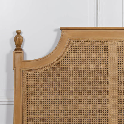 French Rattan Headboard 5ft King Size