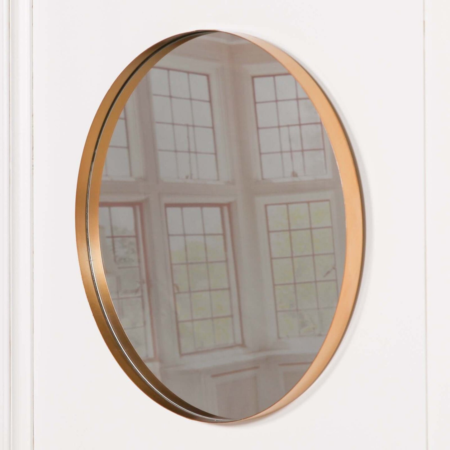 80cm Gold Round Wall Mirror