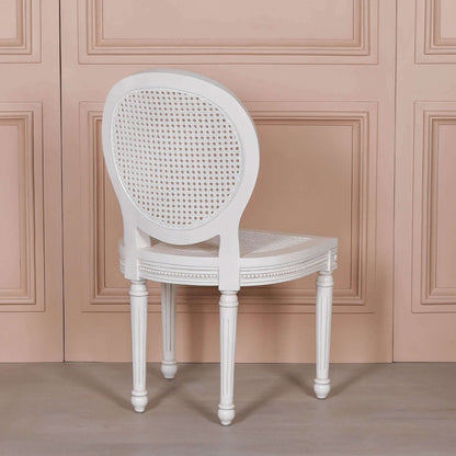 Off White Chateau Rattan Dining Chair