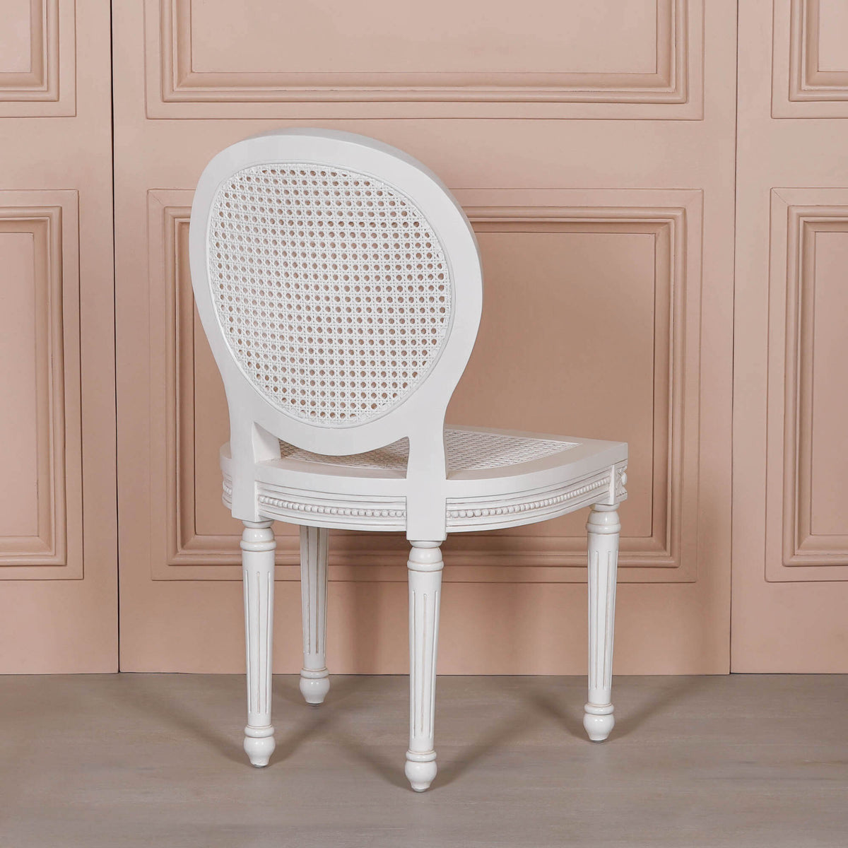 Off White Chateau Rattan Dining Chair