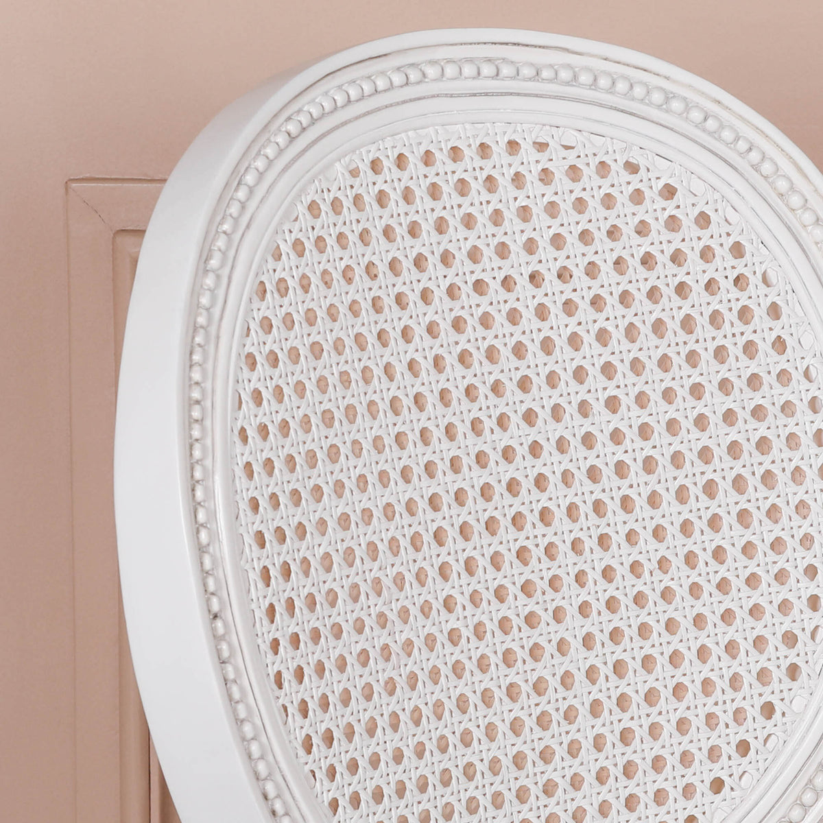 Off White Chateau Rattan Dining Chair