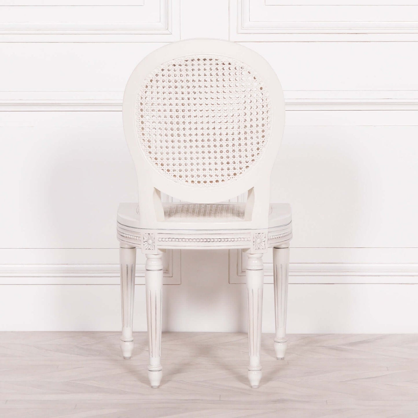 Off White Chateau Rattan Dining Chair