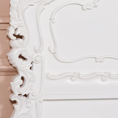 Rococo 4ft6 Double Size Carved Bed