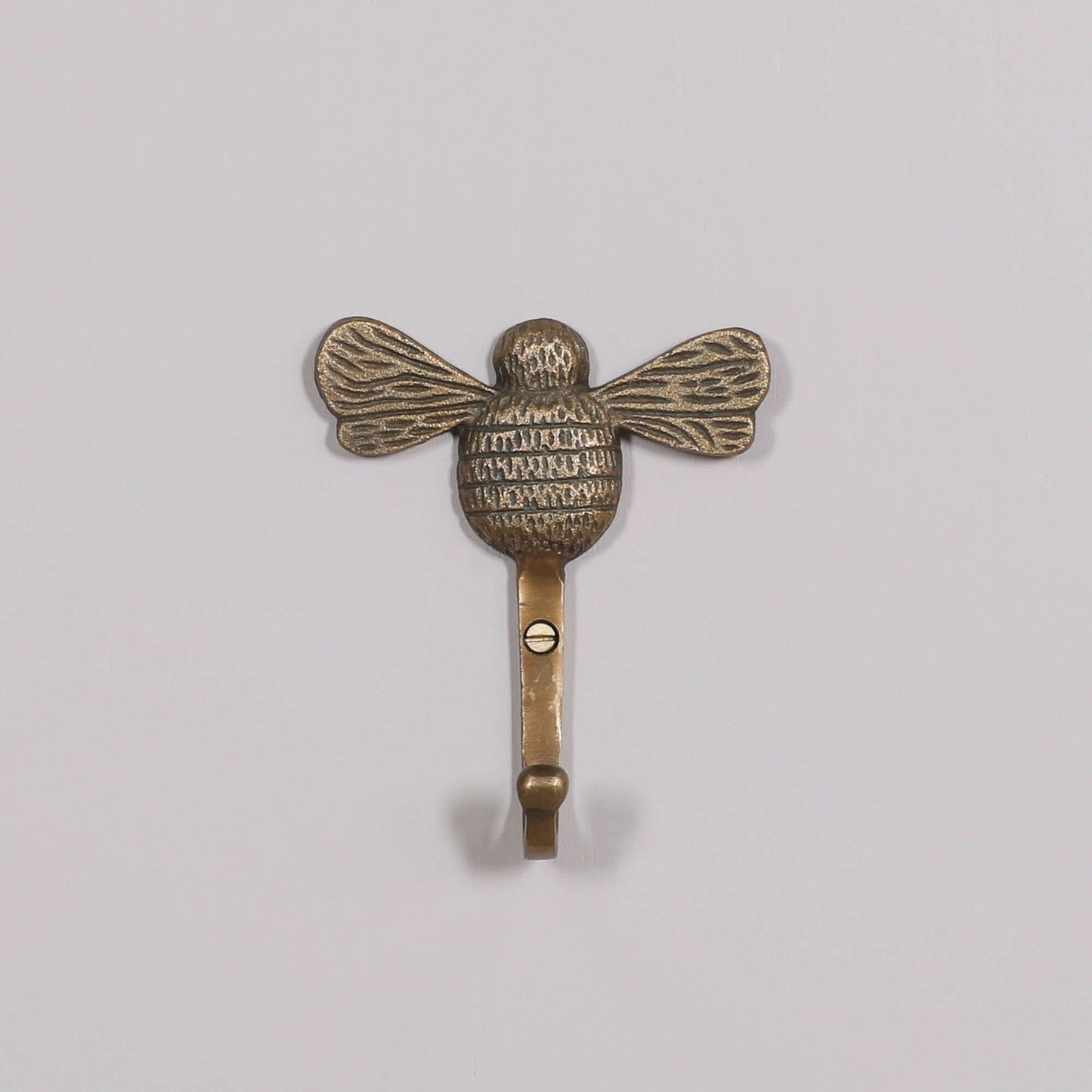 Vintage Brass Style Bee Wall Hook