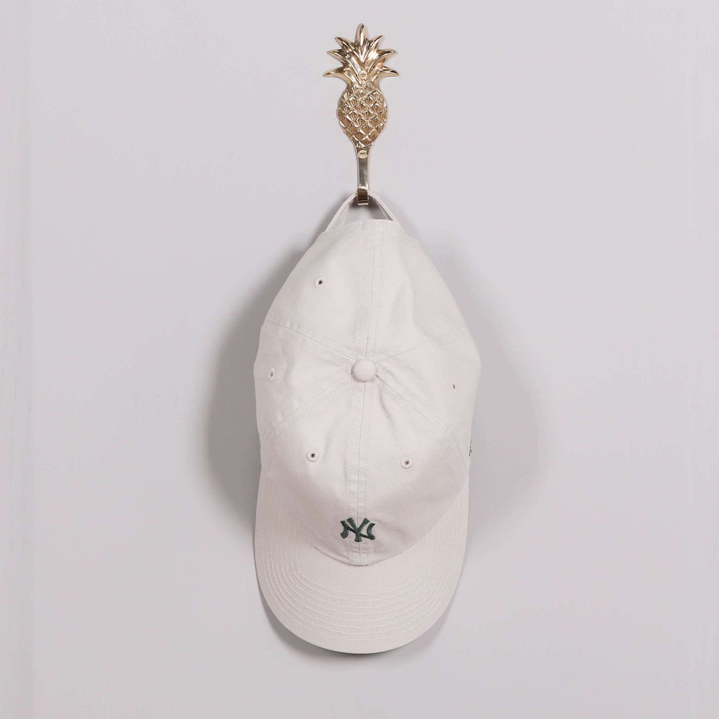 Polished Brass Pineapple Wall Hook