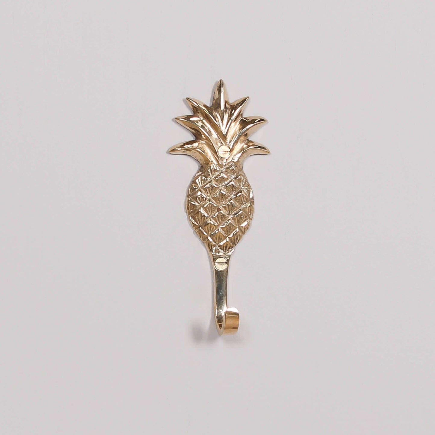 Polished Brass Pineapple Wall Hook