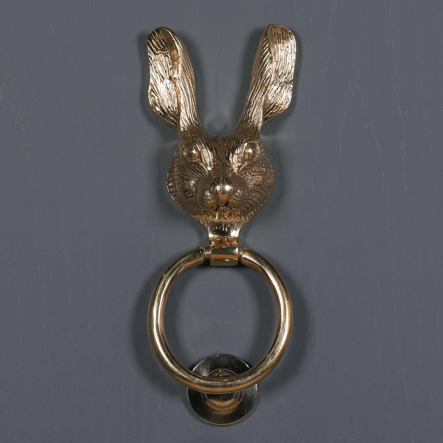 Brass Rabbit Door Knocker