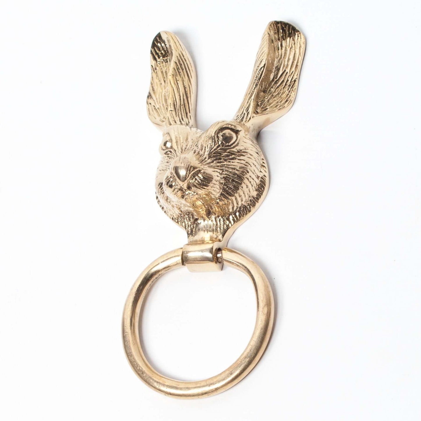 Brass Rabbit Door Knocker