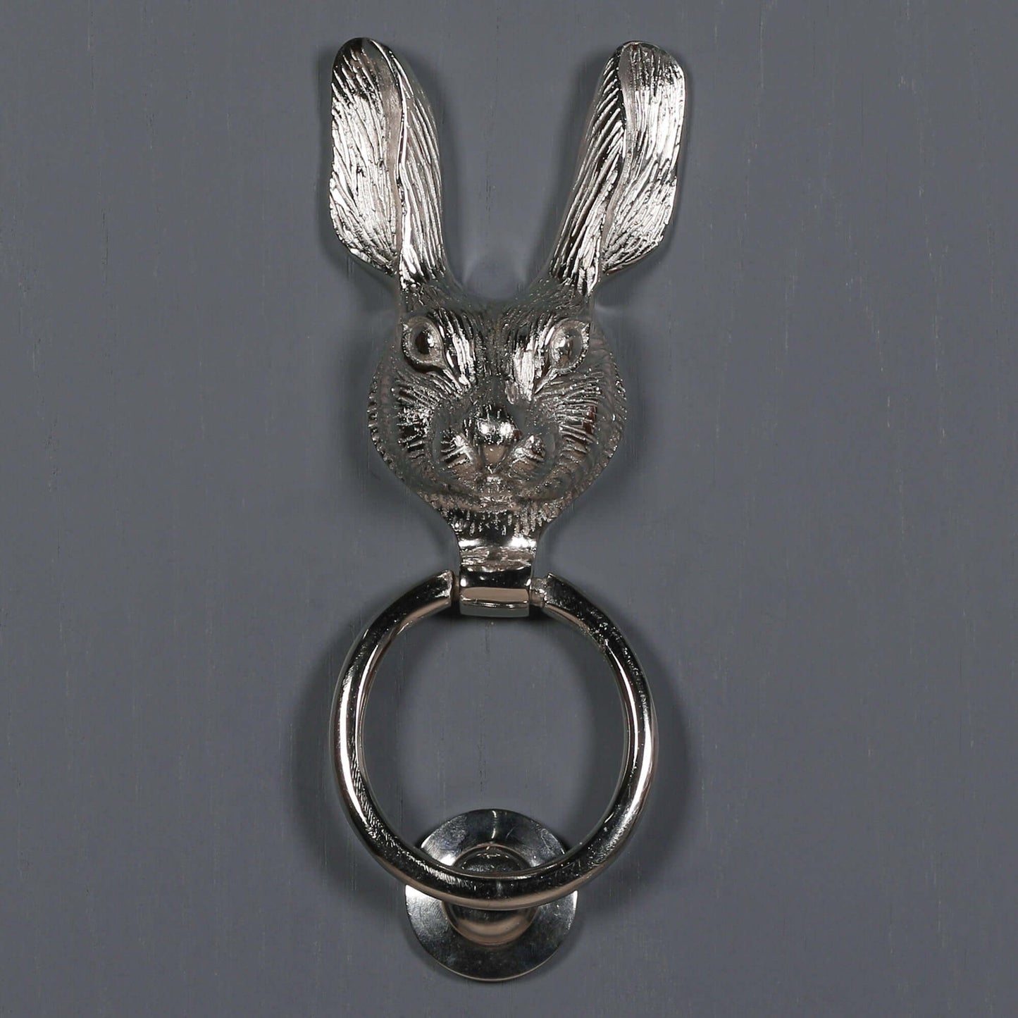 Chrome Rabbit Door Knocker