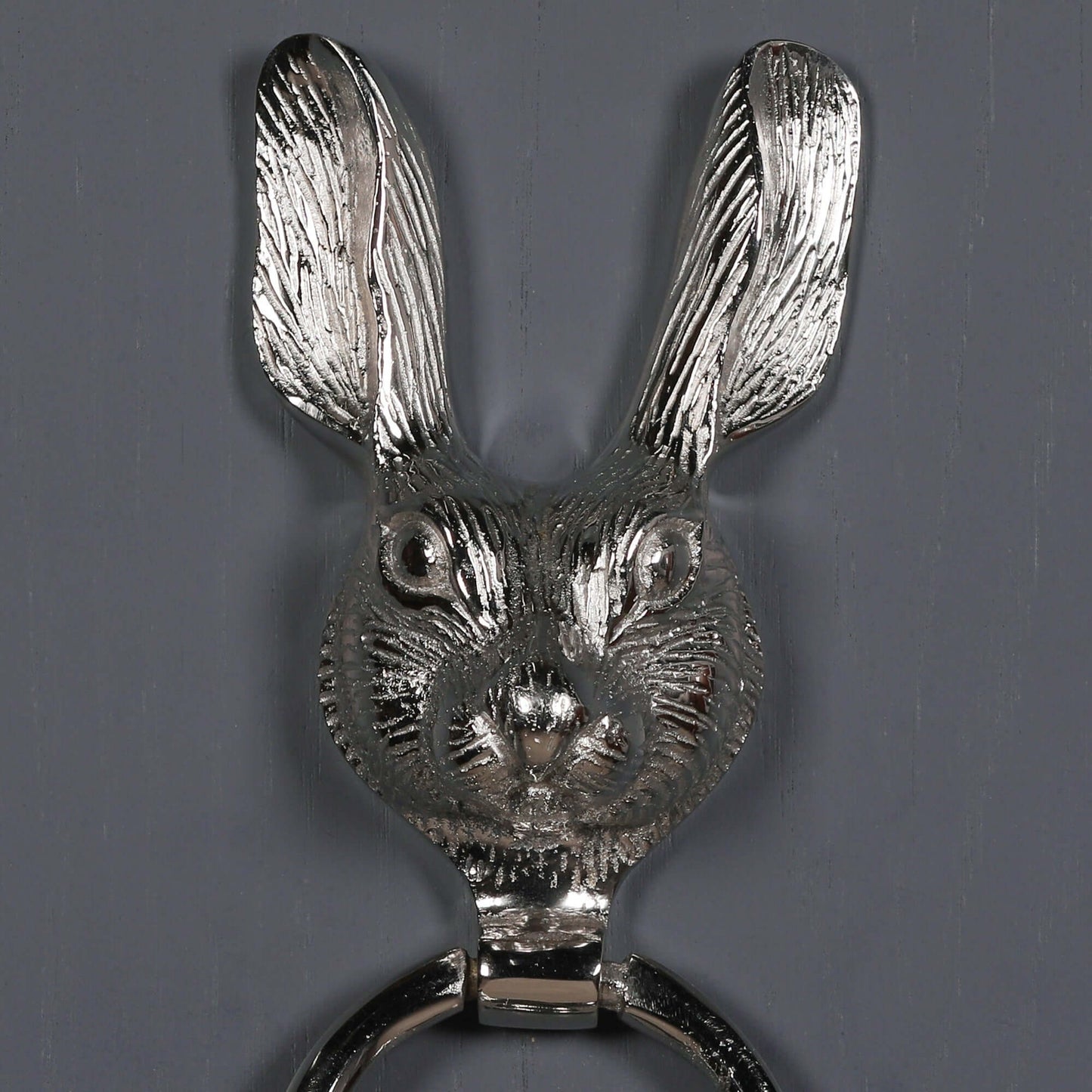 Chrome Rabbit Door Knocker