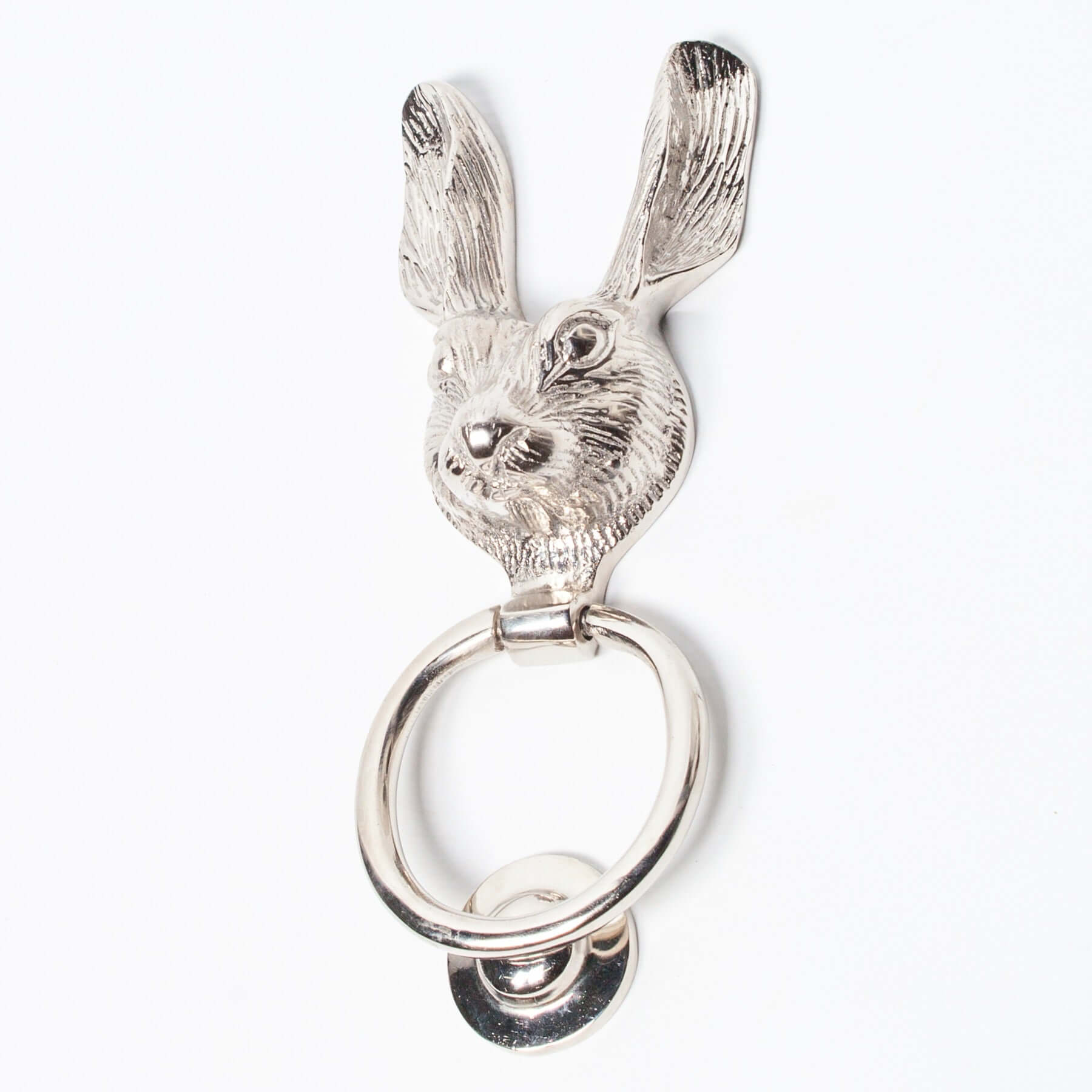 Chrome Rabbit Door Knocker