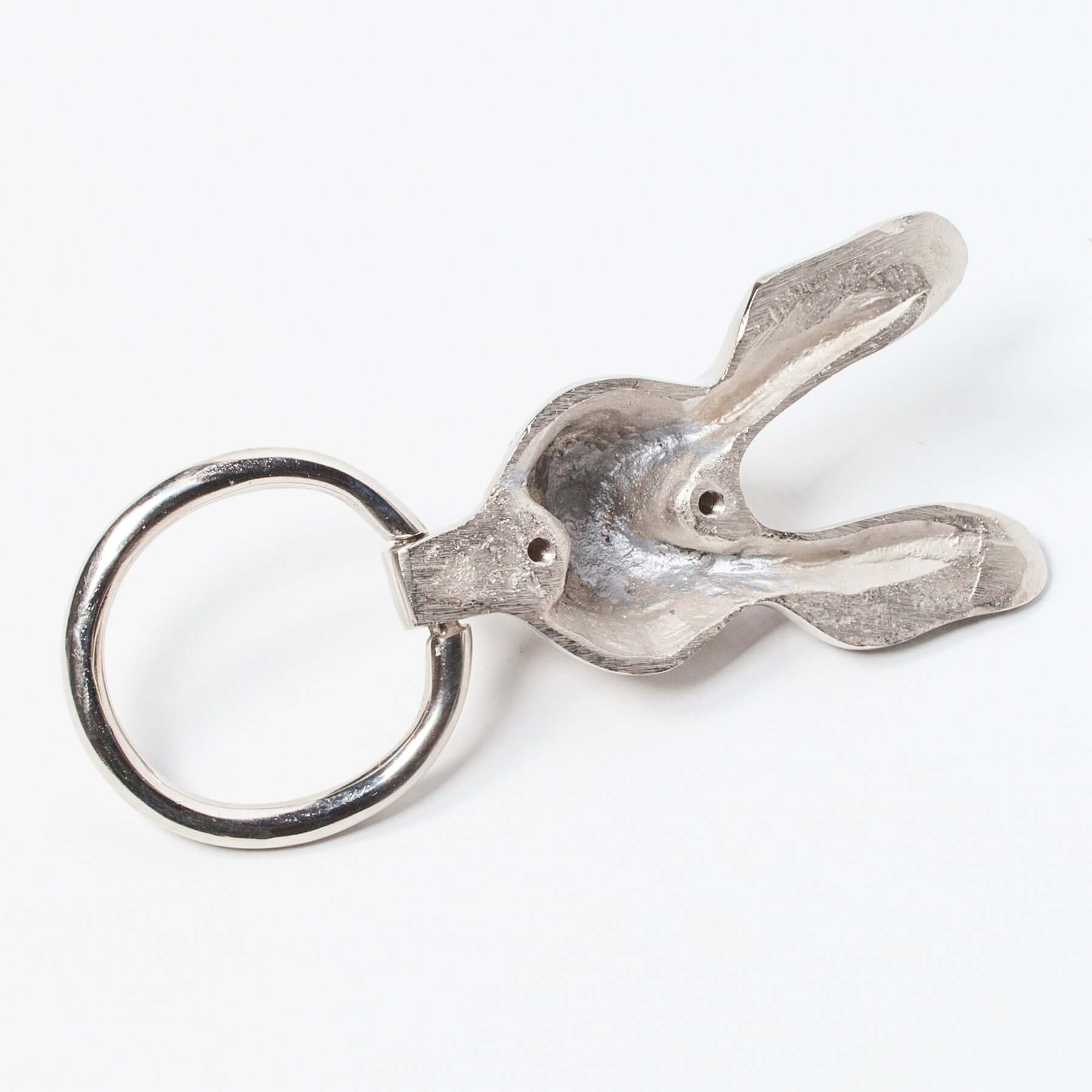 Chrome Rabbit Door Knocker