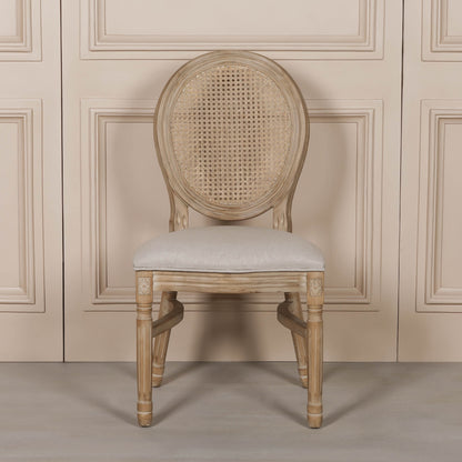 Wooden Louis Upholstered Dining Chair