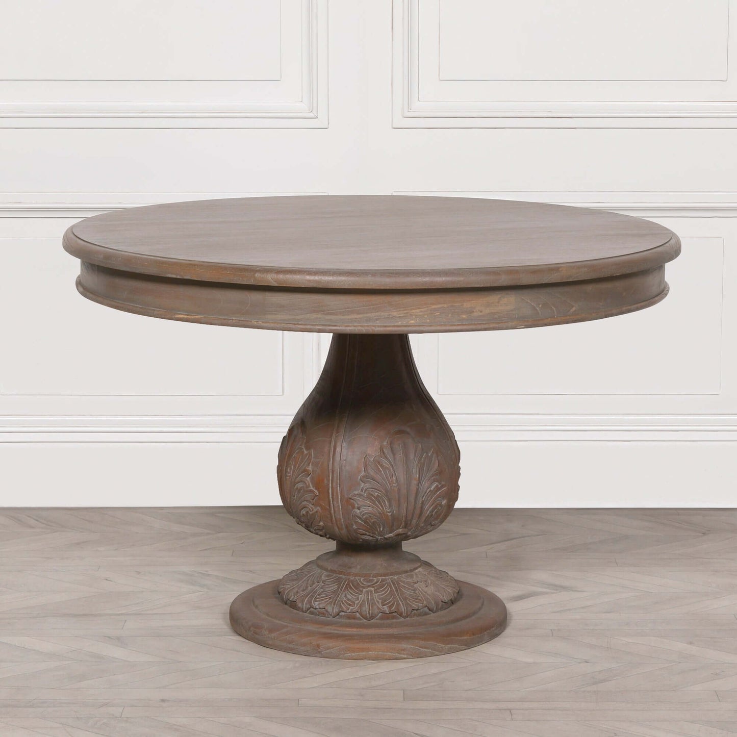 Round Pedestal Acorn Dining Table 120cm