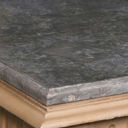 Stone Top Painted Console