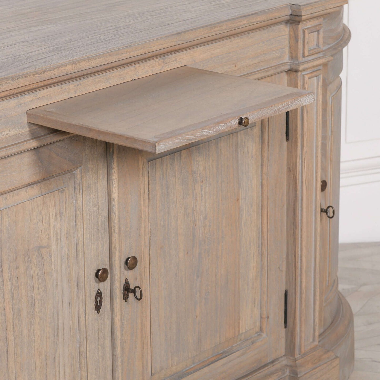 Rustic Wooden Large Buffet Sideboard