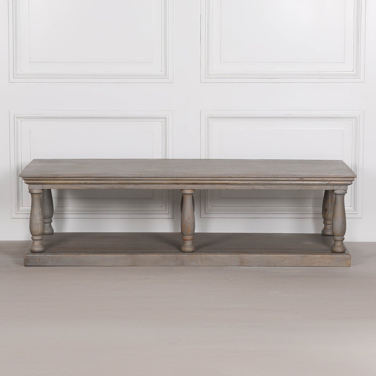 Rustic Column Coffee Table