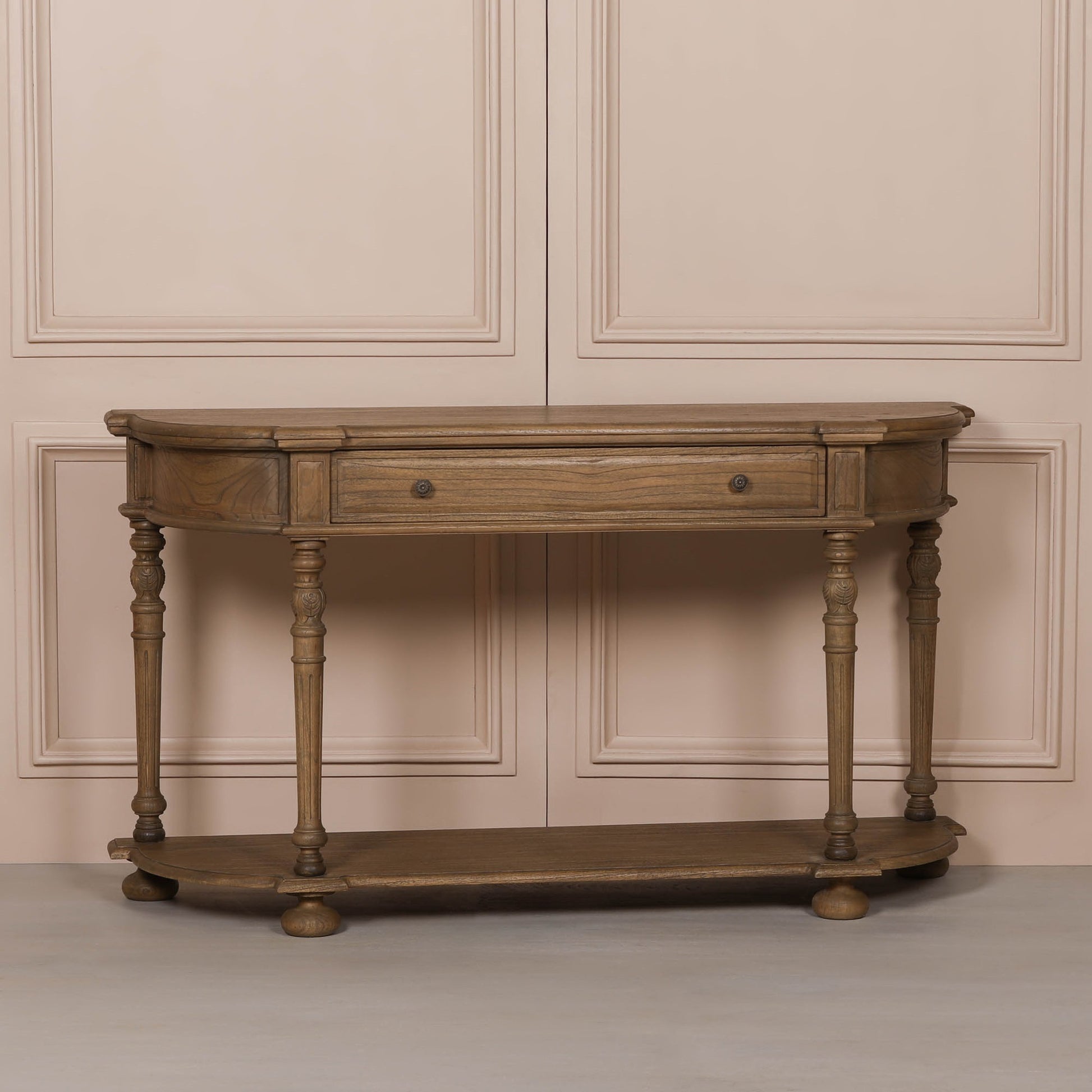 Rustic Wooden Console 151cm