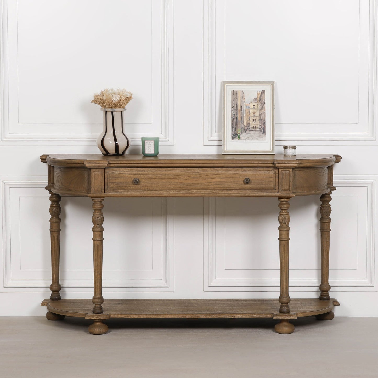 Rustic Wooden Console 151cm