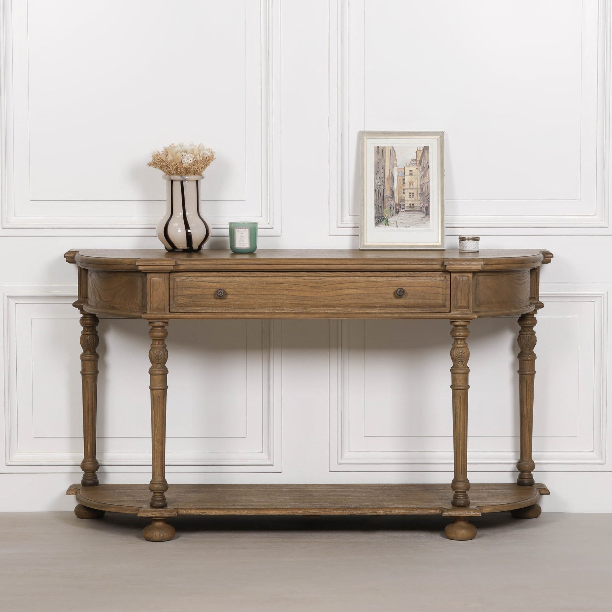 Rustic Wooden Console 151cm