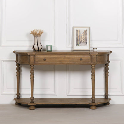 Rustic Wooden Console 151cm