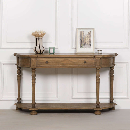 Rustic Wooden Console 151cm
