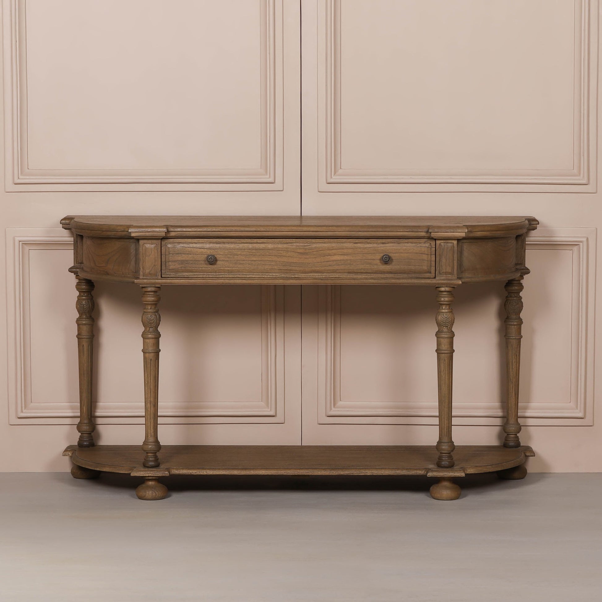 Rustic Wooden Console 151cm